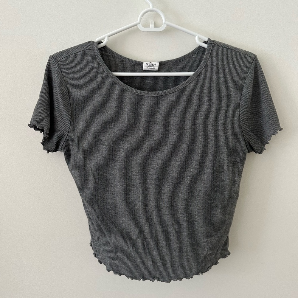 Tilly’s Gray Crop Top